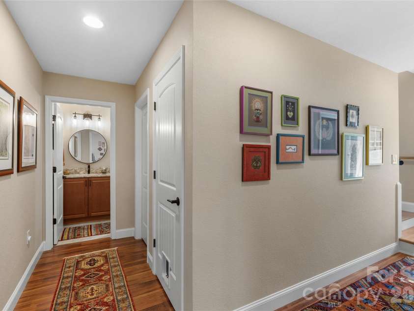 34 Justice Drive, Leicester, NC 28748.  MLS# CAR4394117, YatesRealty ID 31989. Downstairs entry from garage