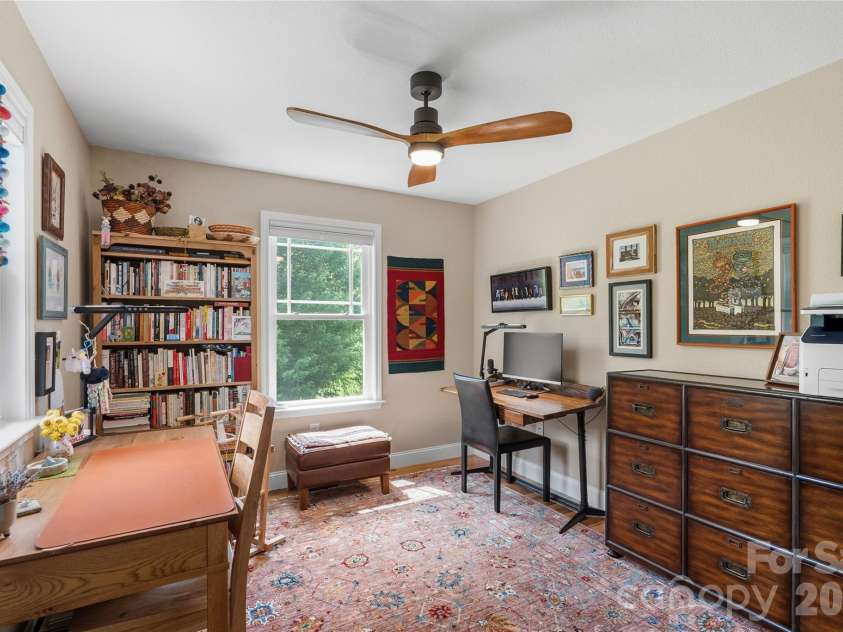 34 Justice Drive, Leicester, NC 28748.  MLS# CAR4394117, YatesRealty ID 31989. Main level office with closet