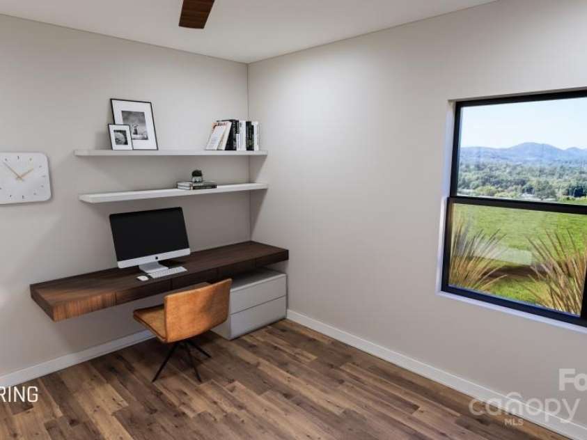608 Storybook Villas Trail, Asheville, NC 28804.  MLS# CAR4206082, YatesRealty ID 320. Lower bedroom 2 with ensuite bath