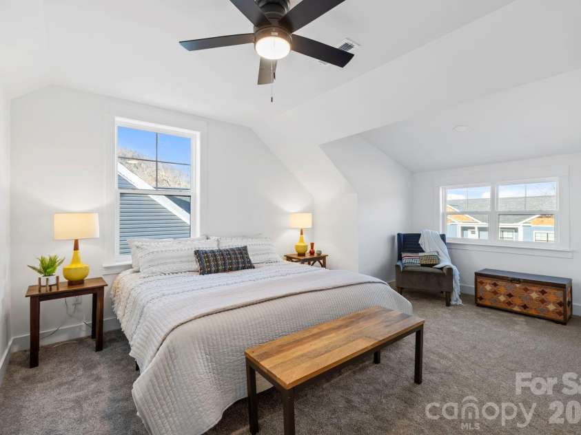 205 Southern Charm Road, Arden, NC 28704.  MLS# CAR4327536, YatesRealty ID 3200. Upper Level Bedroom 3