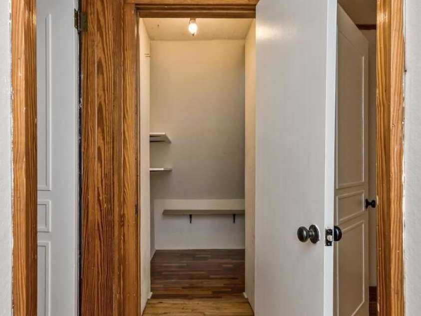 39 Nix Road, Hendersonville, NC 28792.  MLS# CAR4278502, YatesRealty ID 32004. This leads to a great space under the eaves that would be a fun hideaway room.