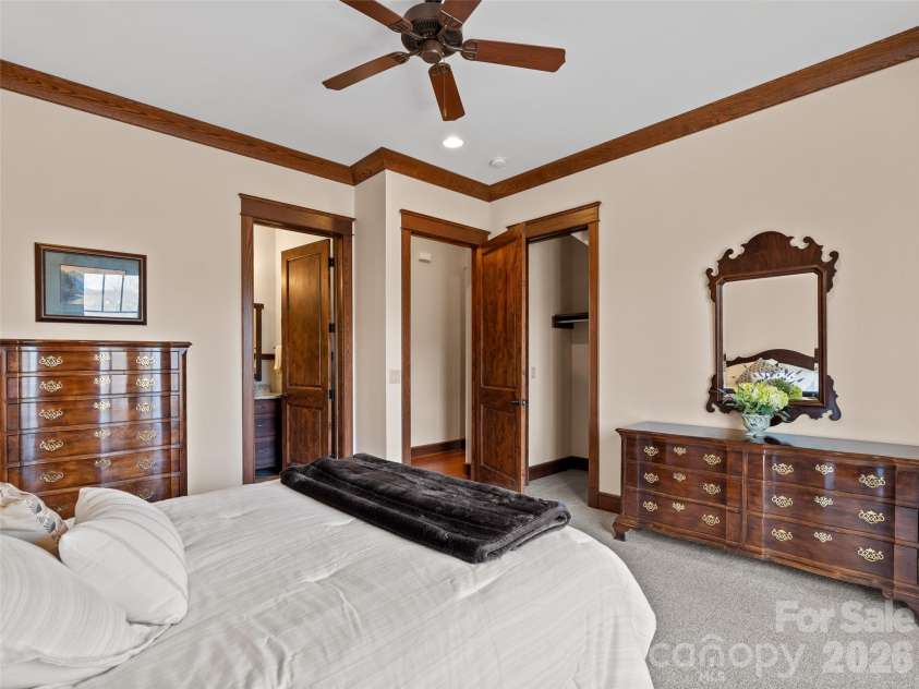 276 Stone Valley Way, Hendersonville, NC 28792.  MLS# CAR4356812, YatesRealty ID 32007. 2 BR's with Ensuite Baths on Terrace level.