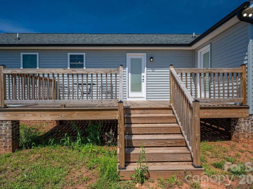2128 Chatfield Road, Shelby, NC 28150.  MLS# CAR4389467, YatesRealty ID 32021. Steps to Back Yard