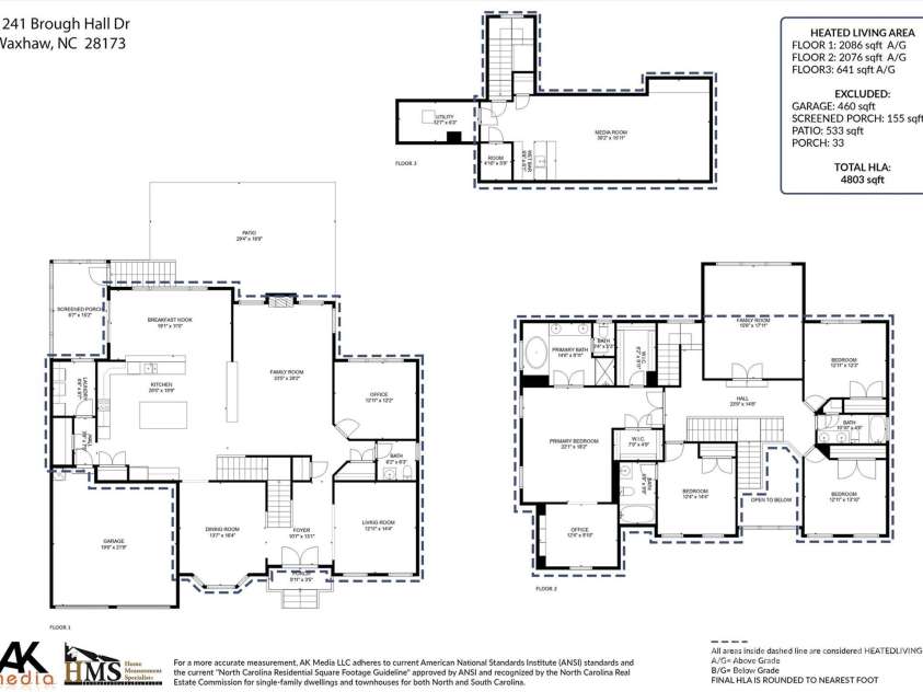 1241 Brough Hall Drive, Waxhaw, NC 28173.  MLS# CAR4270114, YatesRealty ID 32022. 