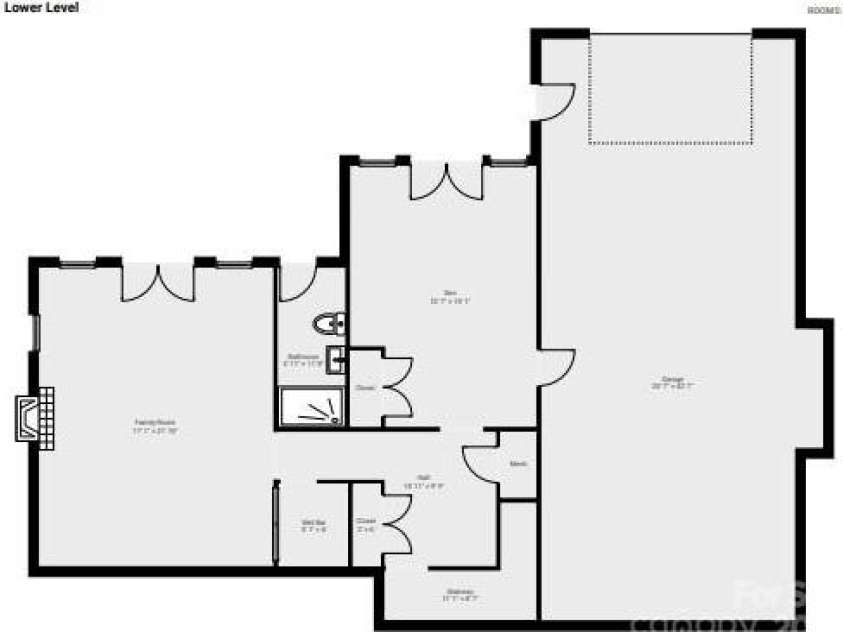 223 Larkspur Lane, Lexington, NC 27292.  MLS# CAR4286349, YatesRealty ID 32023. Basement