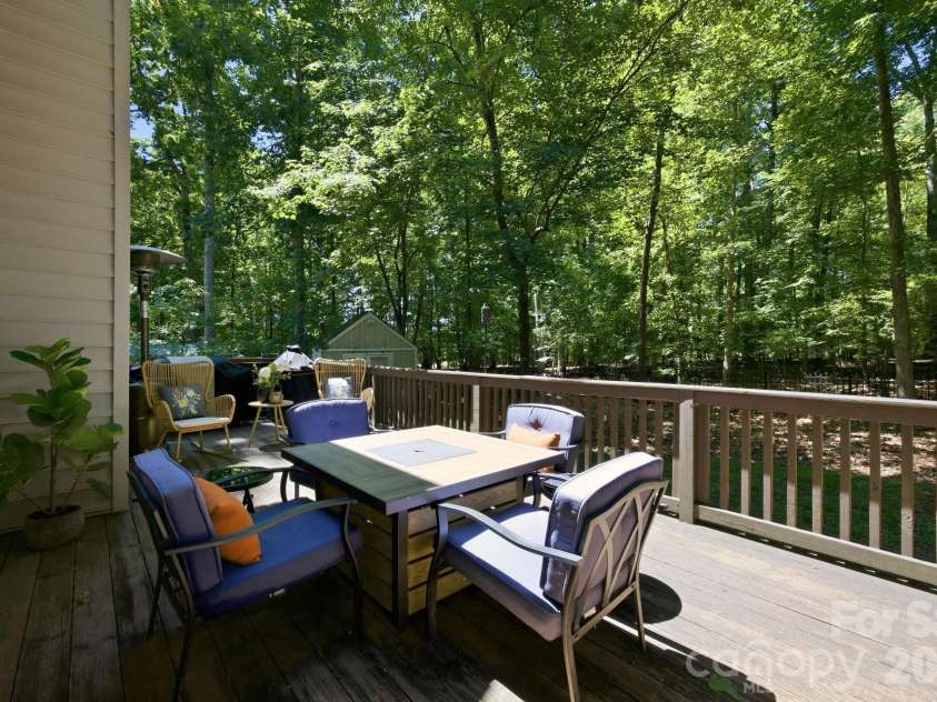 2006 Wedgewood Drive, Weddington, NC 28104.  MLS# CAR4381353, YatesRealty ID 32026. Back Deck