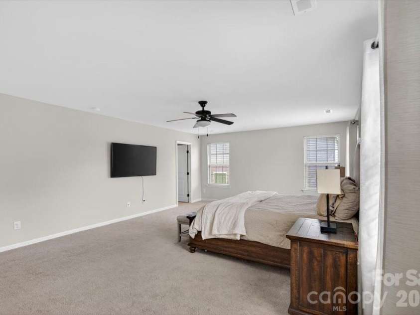 1677 Scarbrough Circle, Concord, NC 28025.  MLS# CAR4390698, YatesRealty ID 32046. Primary Bedroom