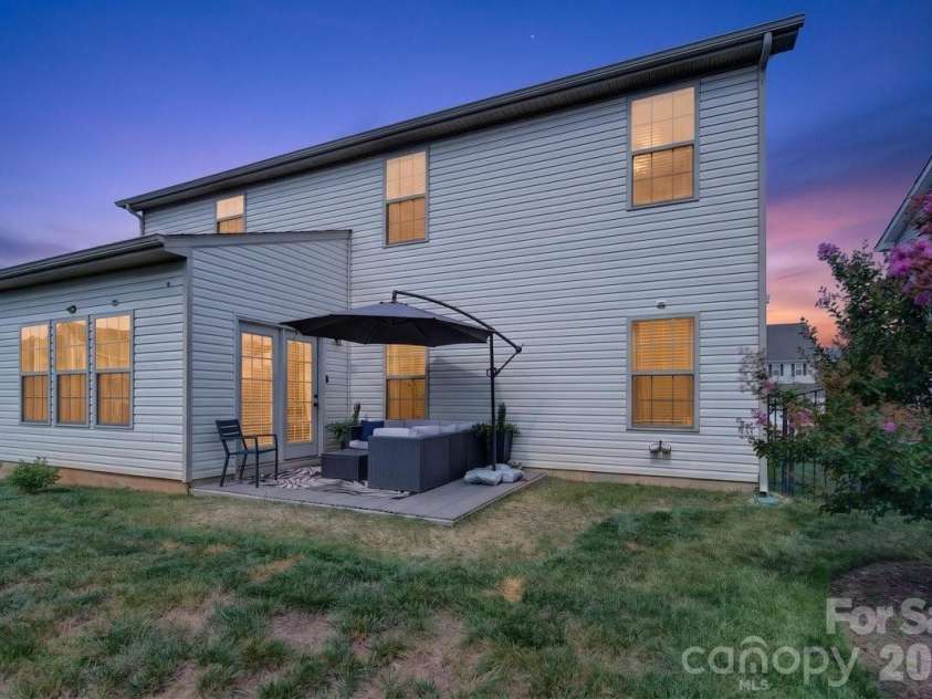 1677 Scarbrough Circle, Concord, NC 28025.  MLS# CAR4390698, YatesRealty ID 32046. Twilight