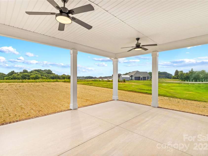 1260 Coppergate Drive, Salisbury, NC 28147.  MLS# CAR4273258, YatesRealty ID 32053. View of back Patio looking out.