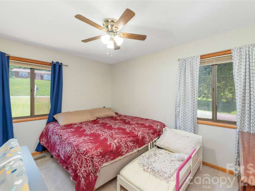 99 Young Drive, Candler, NC 28715.  MLS# CAR4388636, YatesRealty ID 32054. 2nd bedroom