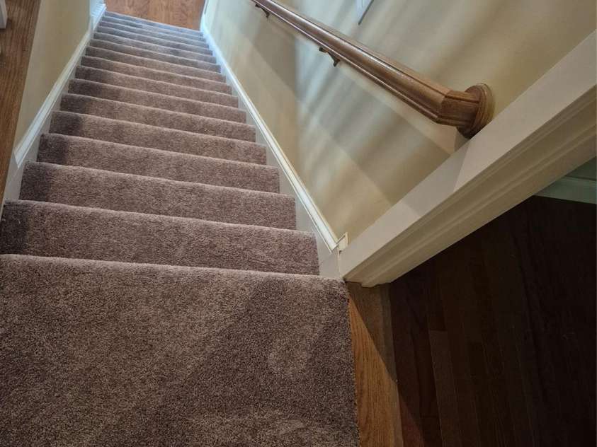 1408 Kenton Lane, Asheville, NC 28803.  MLS# CAR4390705, YatesRealty ID 32055. Stairs