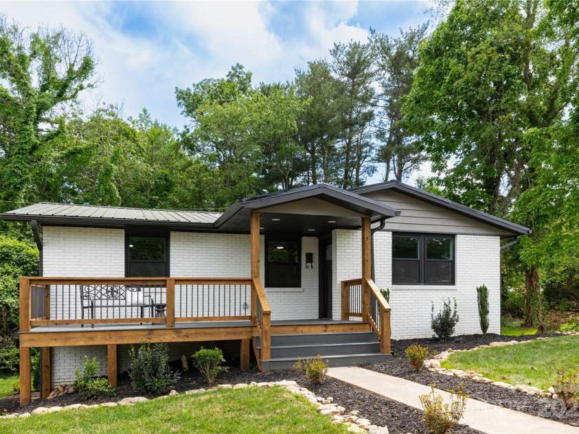 3 High Meadow Road, Asheville, NC 28803.  MLS# CAR4257892, YatesRealty ID 32055. New front porch and metal roof