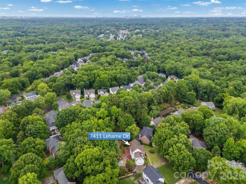 7411 Leharne Drive, Charlotte, NC 28270.  MLS# CAR4383286, YatesRealty ID 32058. 