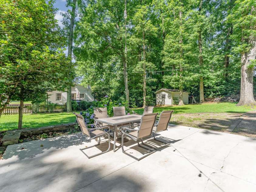 4014 Sulkirk Road, Charlotte, NC 28210.  MLS# CAR4286808, YatesRealty ID 32061. Backyard patio