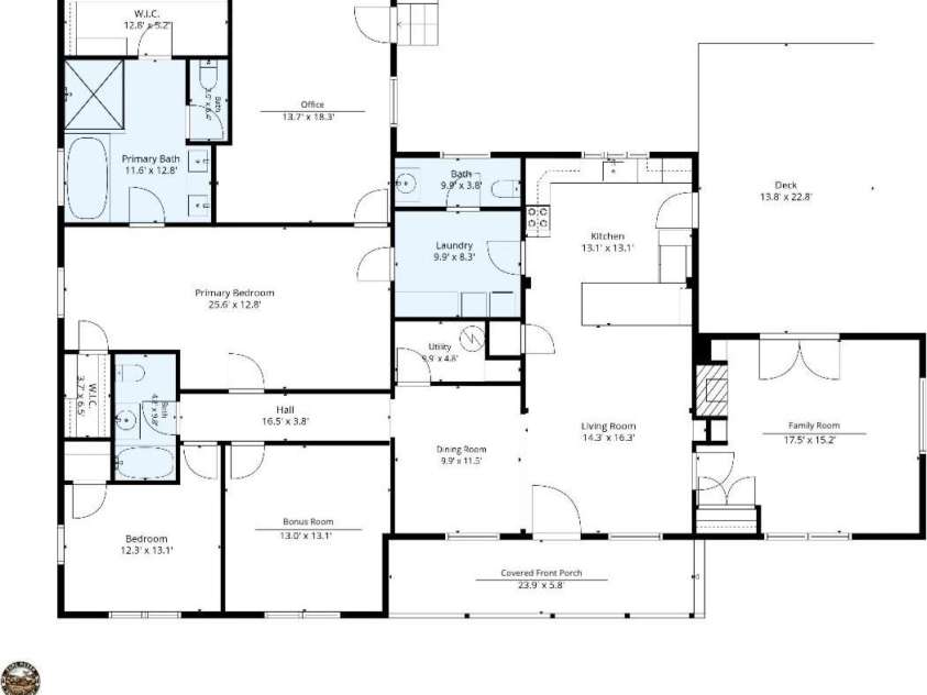 35 Chastain Hill Road, Mills River, NC 28759.  MLS# CAR4388520, YatesRealty ID 32063. 35 Chastain Hill Rd - Floor Plan