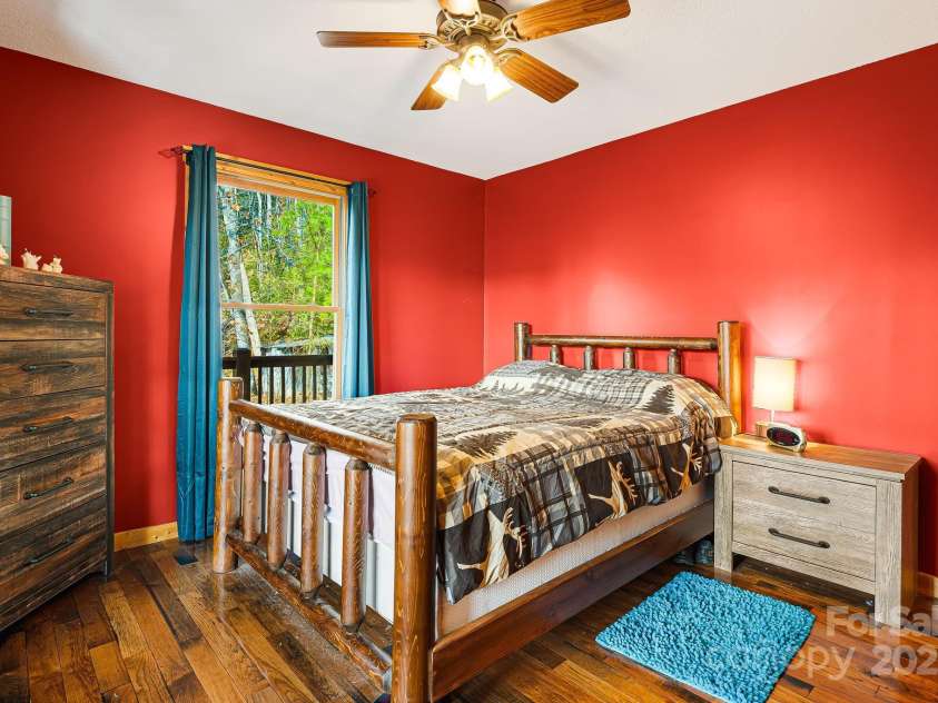 61 Turtle Rock Lane, Tuckasegee, NC 28783.  MLS# CAR4227707, YatesRealty ID 3208. Primary bedroom