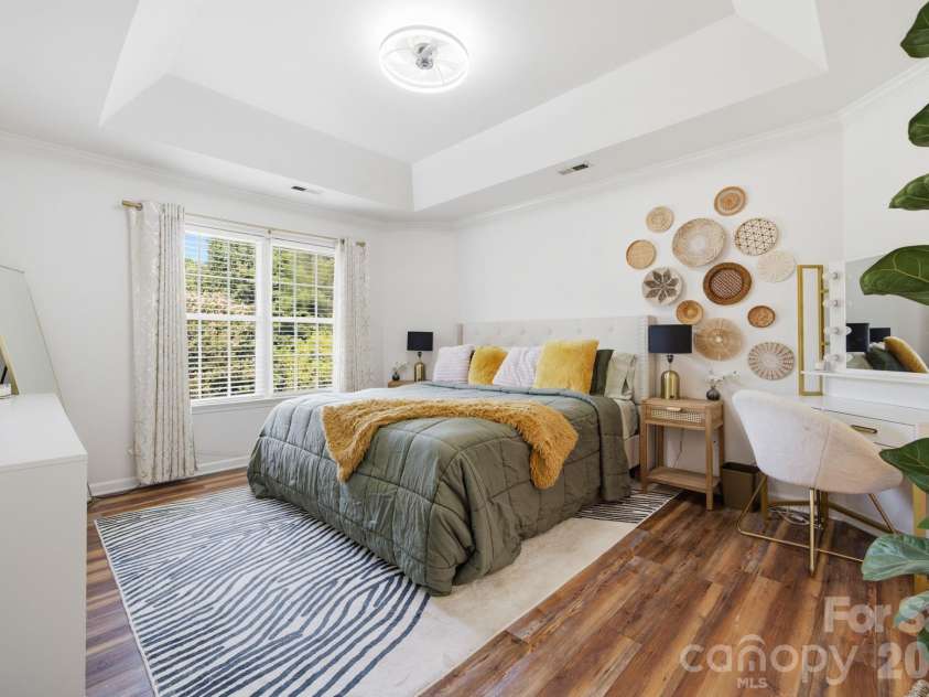 470 Fox Ridge Court, Stanley, NC 28164.  MLS# CAR4394361, YatesRealty ID 32080. Primary Bedroom