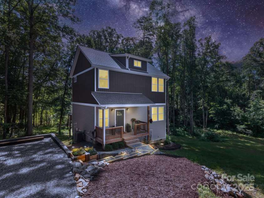 111 Mears Ridge Drive, Asheville, NC 28806.  MLS# CAR4265315, YatesRealty ID 32084. Tranquil Sunrises and Starry Evenings with Extraordinary Outdoor Lighting and Landscaping