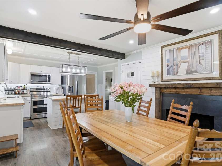 853 Mallory Drive, Rock Hill, SC 29730.  MLS# CAR4393630, YatesRealty ID 32087. Dining area flows naturally into the updated kitchen, creating an inviting space for meals and entertaining.