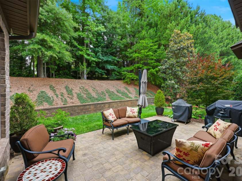 8094 Clems Branch Road, Indian Land, SC 29707.  MLS# CAR4388954, YatesRealty ID 32089. Back yard paver patio