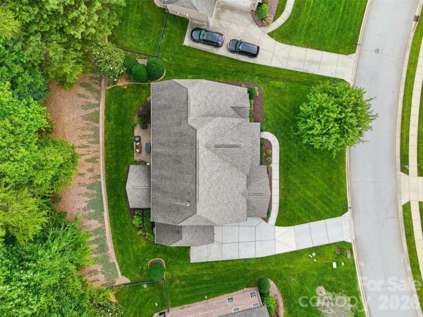 8094 Clems Branch Road, Indian Land, SC 29707.  MLS# CAR4388954, YatesRealty ID 32089. Drone view of home