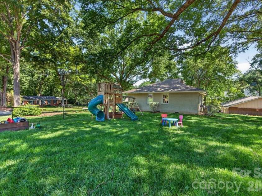 5451 Addison Drive, Charlotte, NC 28211.  MLS# CAR4391782, YatesRealty ID 32091. Backyard