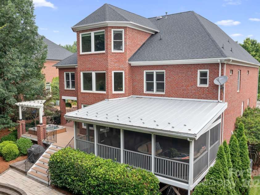 14138 Timbergreen Drive, Huntersville, NC 28078.  MLS# CAR4277542, YatesRealty ID 32099. Screened porch