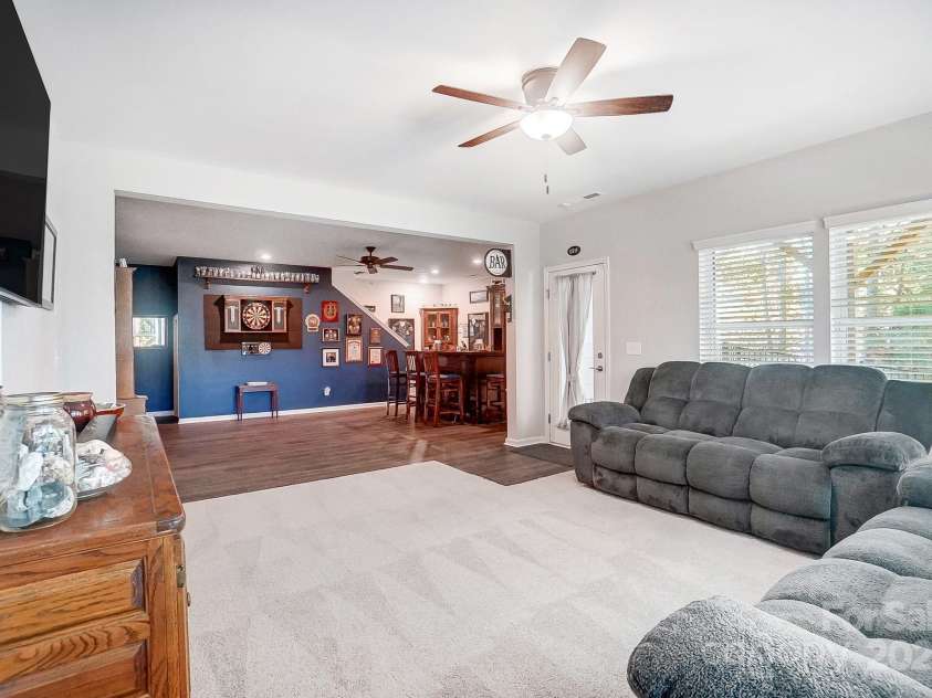 25622 Seagull Drive, Lancaster, SC 29720.  MLS# CAR4197306, YatesRealty ID 3210. Basement living rm area