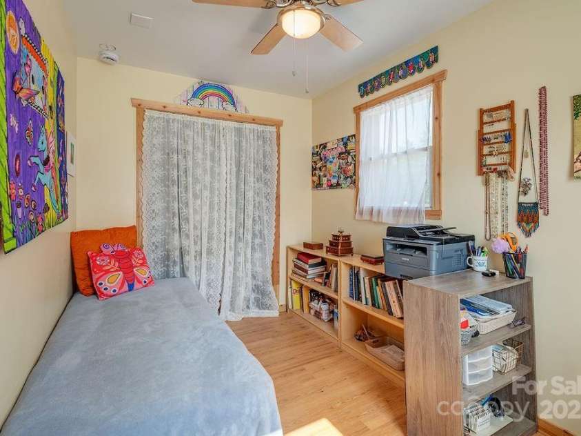 153 Vinewood Circle, Asheville, NC 28806.  MLS# CAR4278803, YatesRealty ID 32113. Upstairs Bedroom off living room