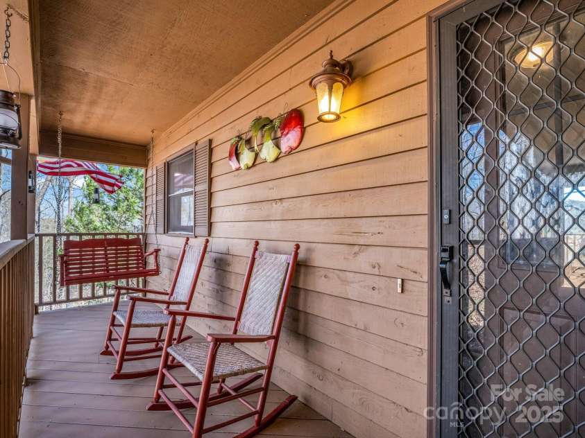 110 Appledore Court, Lake Lure, NC 28746.  MLS# CAR4239274, YatesRealty ID 3212. Porch