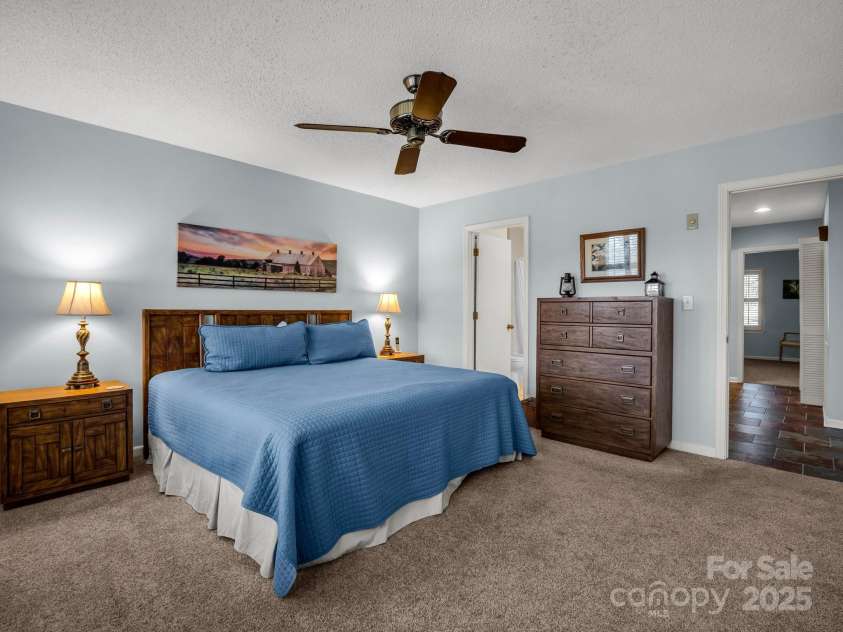 110 Appledore Court, Lake Lure, NC 28746.  MLS# CAR4239274, YatesRealty ID 3212. Primary Bedroom