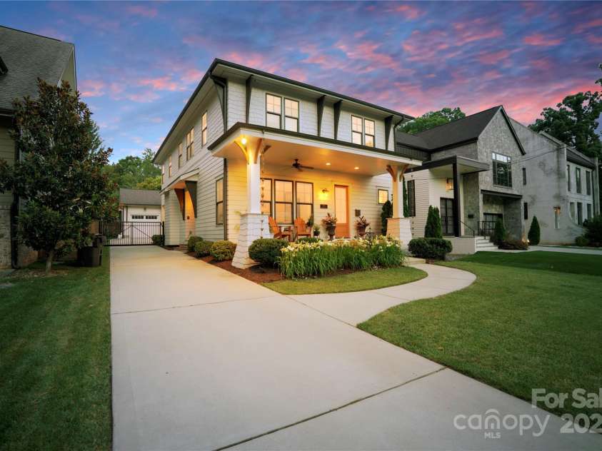 508 Mcalway Road, Charlotte, NC 28211.  MLS# CAR4273881, YatesRealty ID 32122. Modern Craftsman