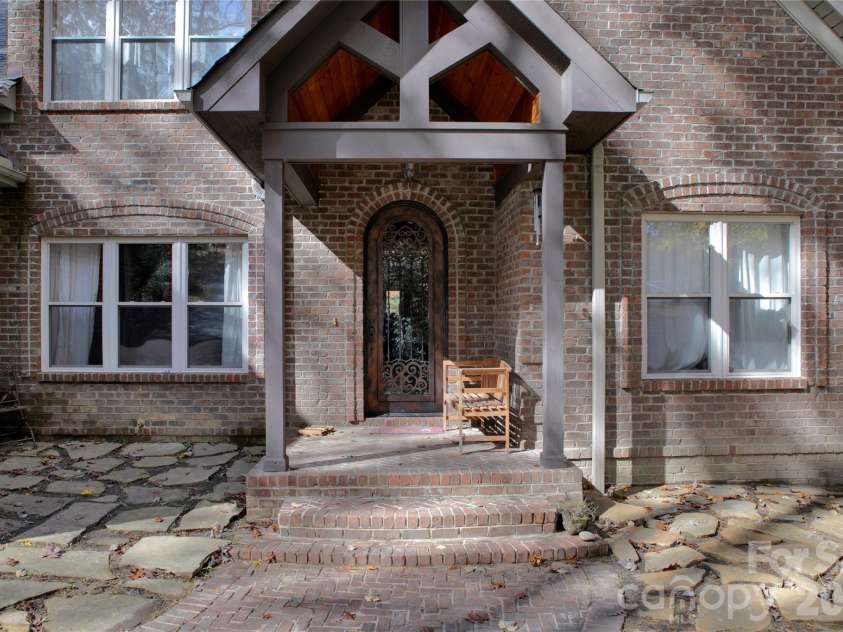 886 Soquili Drive, Brevard, NC 28712.  MLS# CAR4316756, YatesRealty ID 3213. Interesting metal door