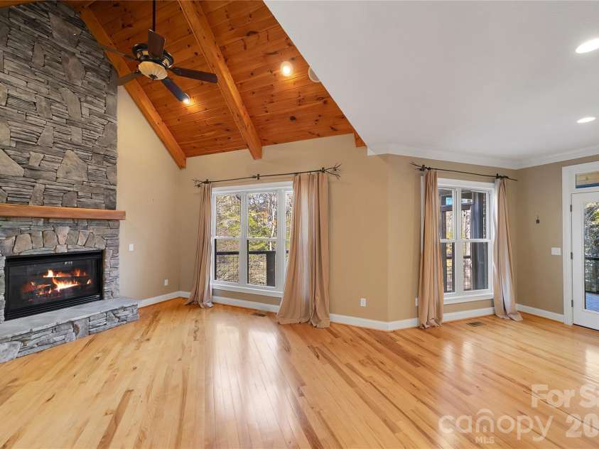 886 Soquili Drive, Brevard, NC 28712.  MLS# CAR4316756, YatesRealty ID 3213. Second living room