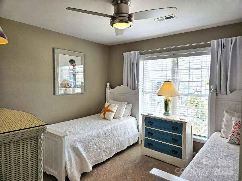 281 Brunswick Avenue, Holden Beach, NC 28462.  MLS# CAR4289276, YatesRealty ID 32135. Guest BR Upper Level