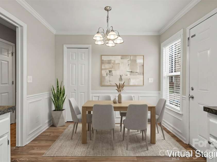 8904 Brown Oak Court, Charlotte, NC 28227.  MLS# CAR4393518, YatesRealty ID 32147. Virtually Staged