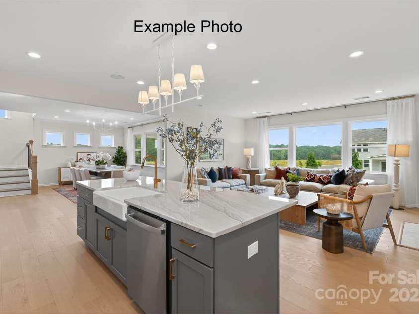 102 Oakham Place, Mooresville, NC 28115.  MLS# CAR4290246, YatesRealty ID 32148. Example Photo - Kitchen/Dining/Family Room