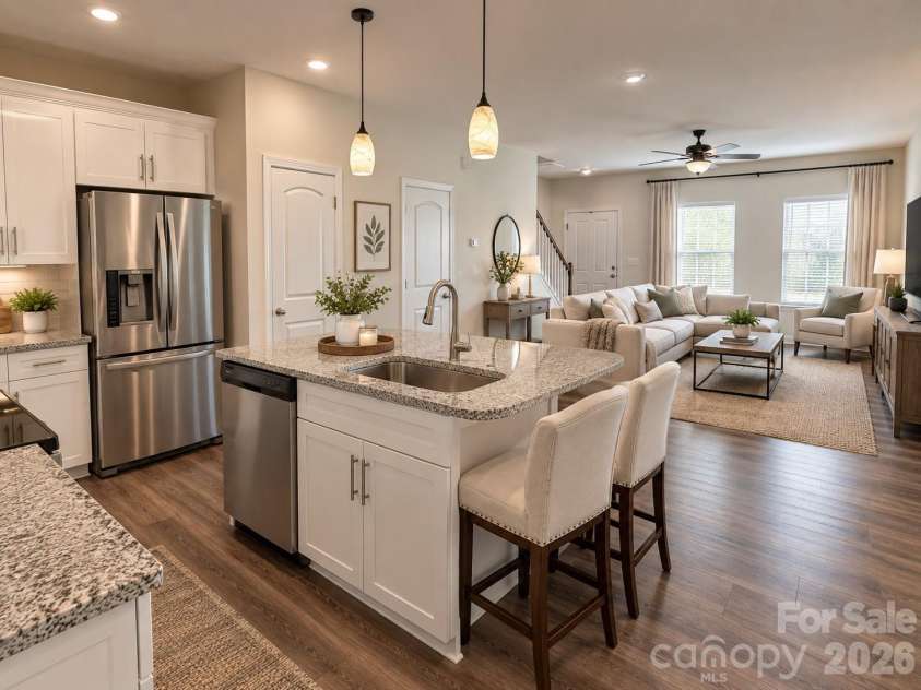 2125 24th Street Lane, Hickory, NC 28602.  MLS# CAR4391527, YatesRealty ID 32149. Virtually Staged