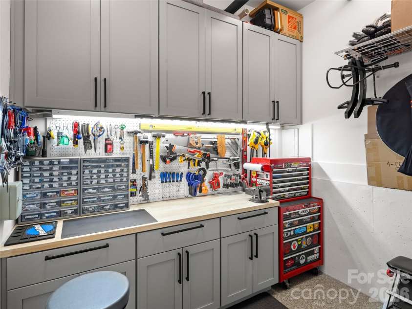 425 Dockside Drive, Nebo, NC 28761.  MLS# CAR4393009, YatesRealty ID 32158. Perfectly placed workshop and tool room