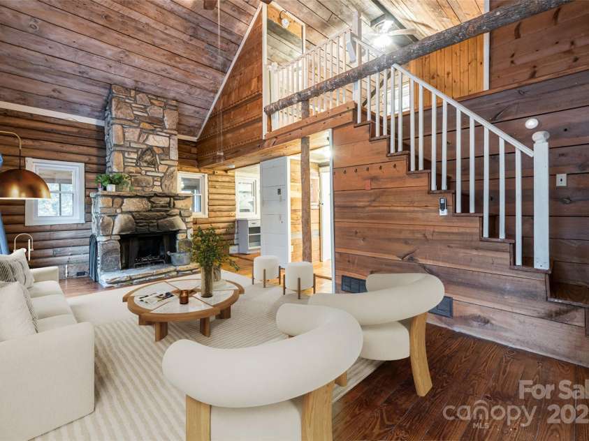 49 & 51 Mayapple Lane, Brevard, NC 28712.  MLS# CAR4288314, YatesRealty ID 32158. Virtually staged