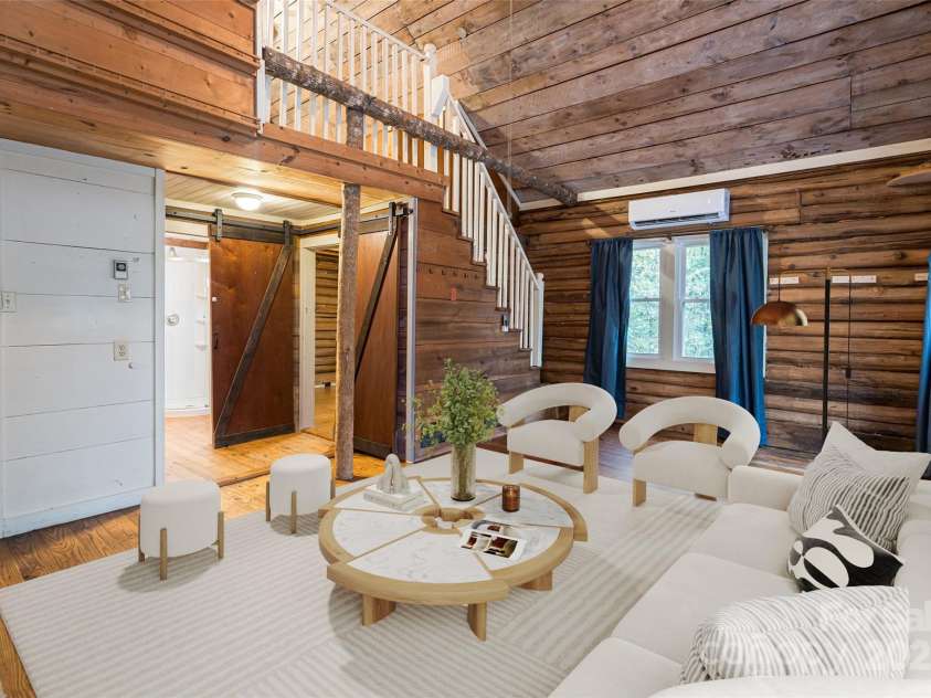 49 & 51 Mayapple Lane, Brevard, NC 28712.  MLS# CAR4288314, YatesRealty ID 32158. Virtually staged