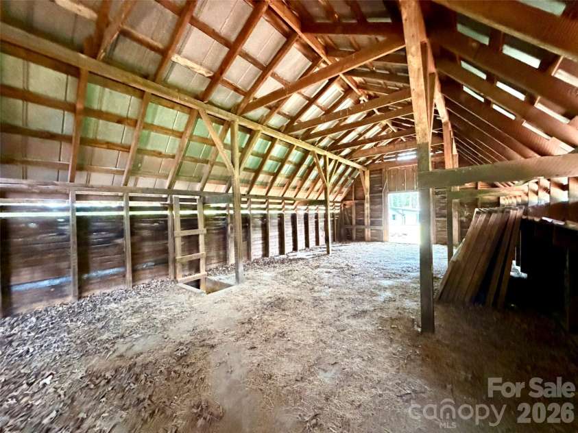 54 Old Lime Kiln Road, Arden, NC 28704.  MLS# CAR4394473, YatesRealty ID 32159. Barn upper level-hay or storage loft.