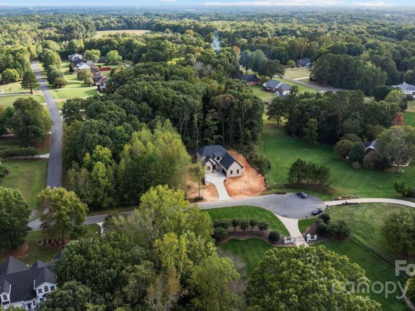 3204 Chancellor Lane, Monroe, NC 28110.  MLS# CAR4292011, YatesRealty ID 3216. Birds Eye View of House and Neighborhood