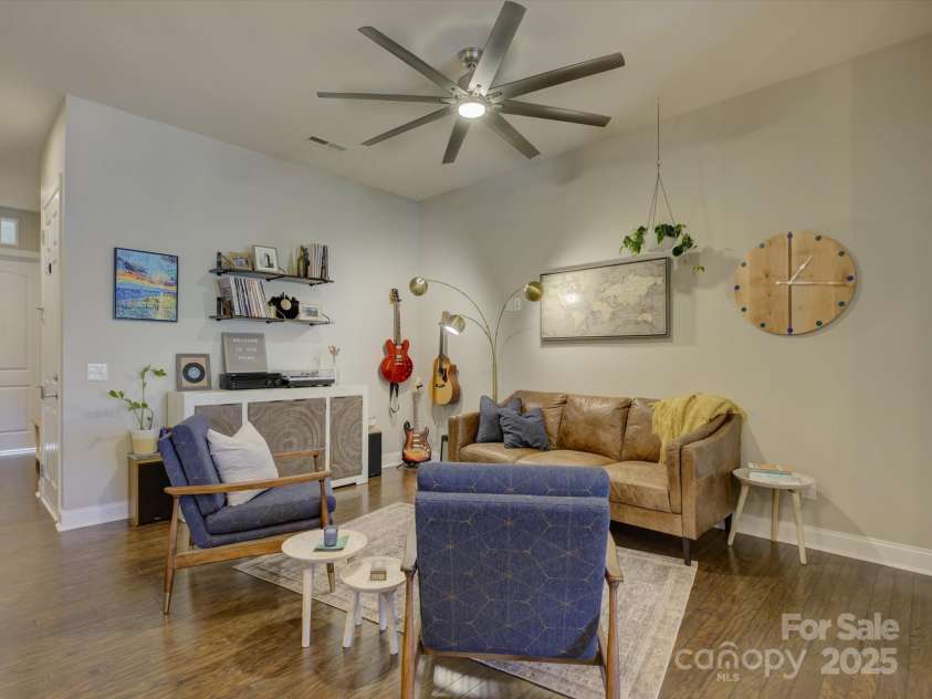 11522 Founders Park Lane, Pineville, NC 28134.  MLS# CAR4312849, YatesRealty ID 3217. Downstairs living