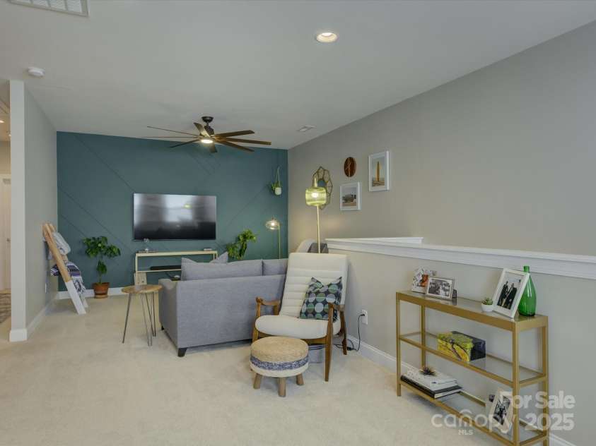 11522 Founders Park Lane, Pineville, NC 28134.  MLS# CAR4312849, YatesRealty ID 3217. Loft upstairs