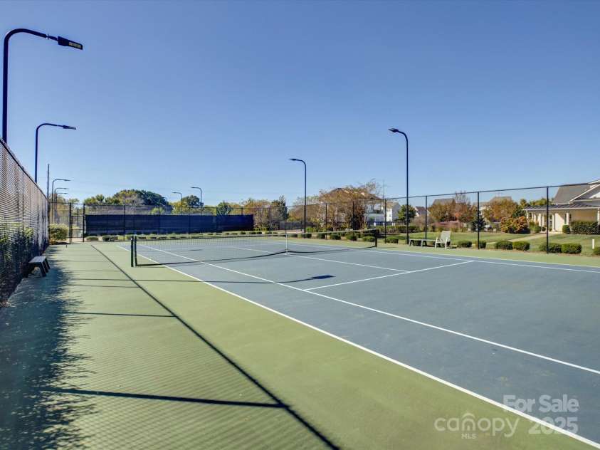 11522 Founders Park Lane, Pineville, NC 28134.  MLS# CAR4312849, YatesRealty ID 3217. Tennis courts