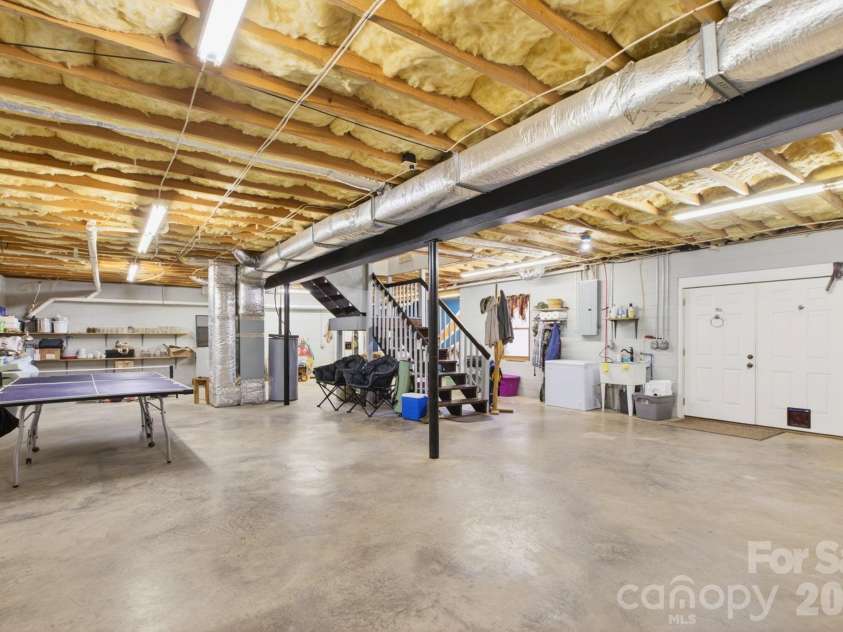 505 Glover Road, Ellenboro, NC 28040.  MLS# CAR4390843, YatesRealty ID 32171. Basement