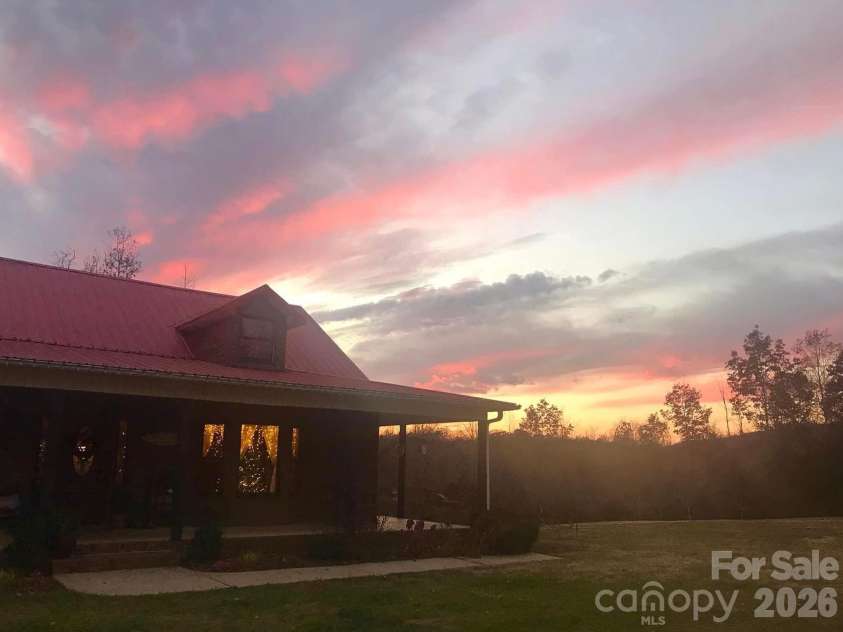 505 Glover Road, Ellenboro, NC 28040.  MLS# CAR4390843, YatesRealty ID 32171. Twilight