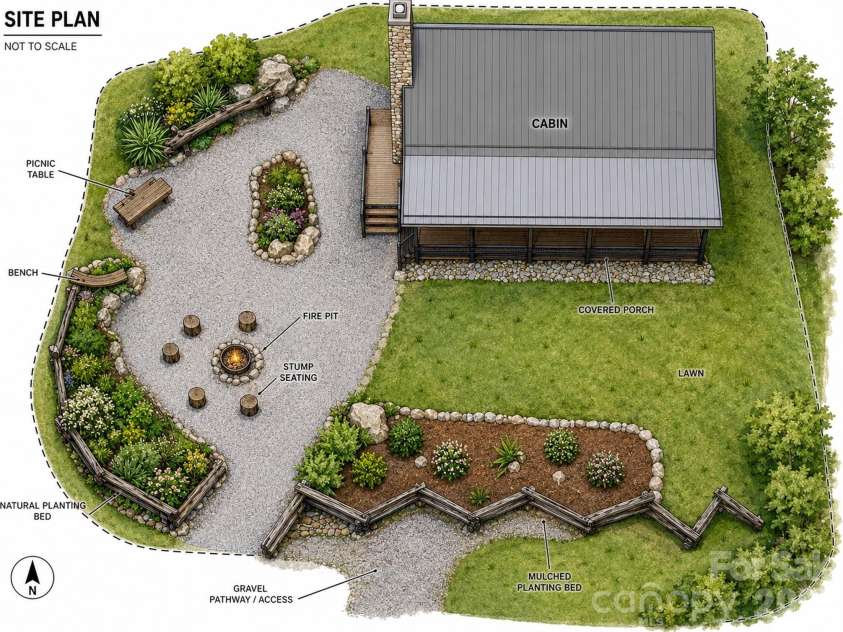 85 Lady Slipper Trail, Hot Springs, NC 28743.  MLS# CAR4391131, YatesRealty ID 32172. 