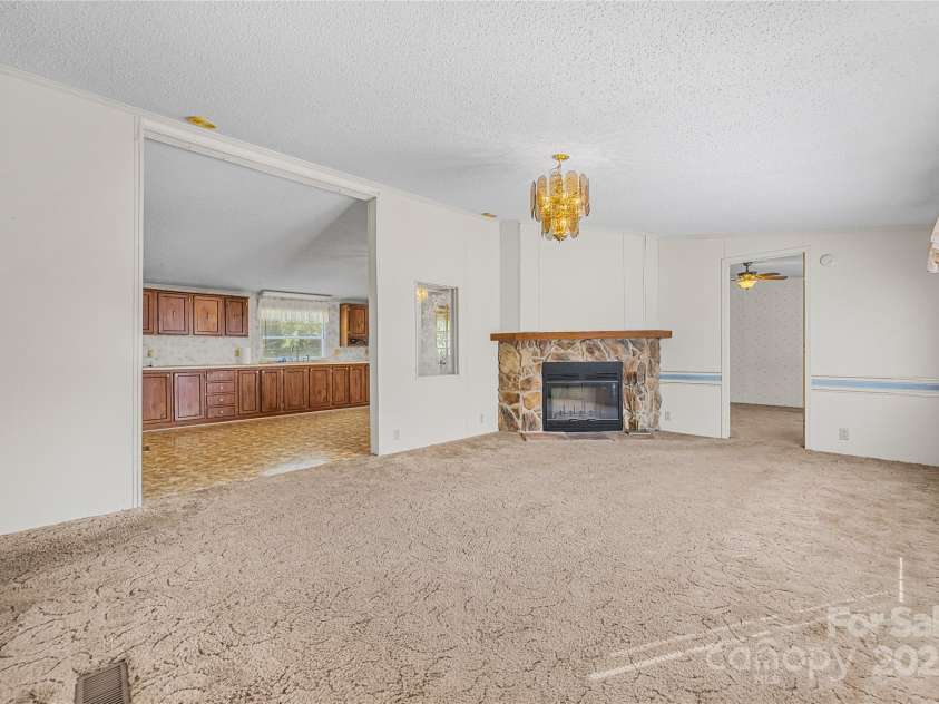 953 Bollinger Pond Drive, Clover, SC 29710.  MLS# CAR4285498, YatesRealty ID 3218. Wood burning fire place 